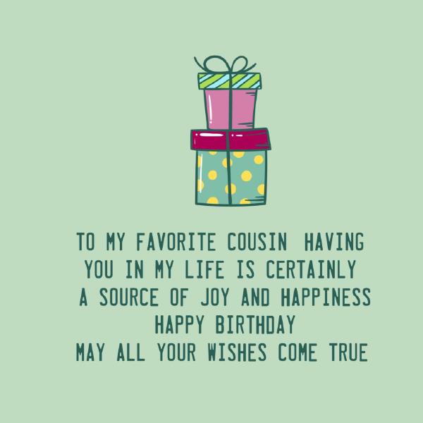 Happy Birthday Cousin Quotes - Top Happy Birthday Wishes